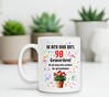 foto 4 Beker met opdruk tekst verjaardag negentig jaar niet achter de geraniums!