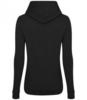 foto 2 Black smoke Dames Hoodie Ladies College hooded sweatshirt zwart