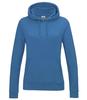 Blauwe Dames Hoodie Ladies College hooded sweatshirt