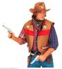 foto 2 Bruin Cowboy vest volwassen 