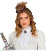 foto 2 Bruine mini hoge hoed steampunk