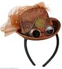 foto 3 Bruine mini hoge hoed steampunk