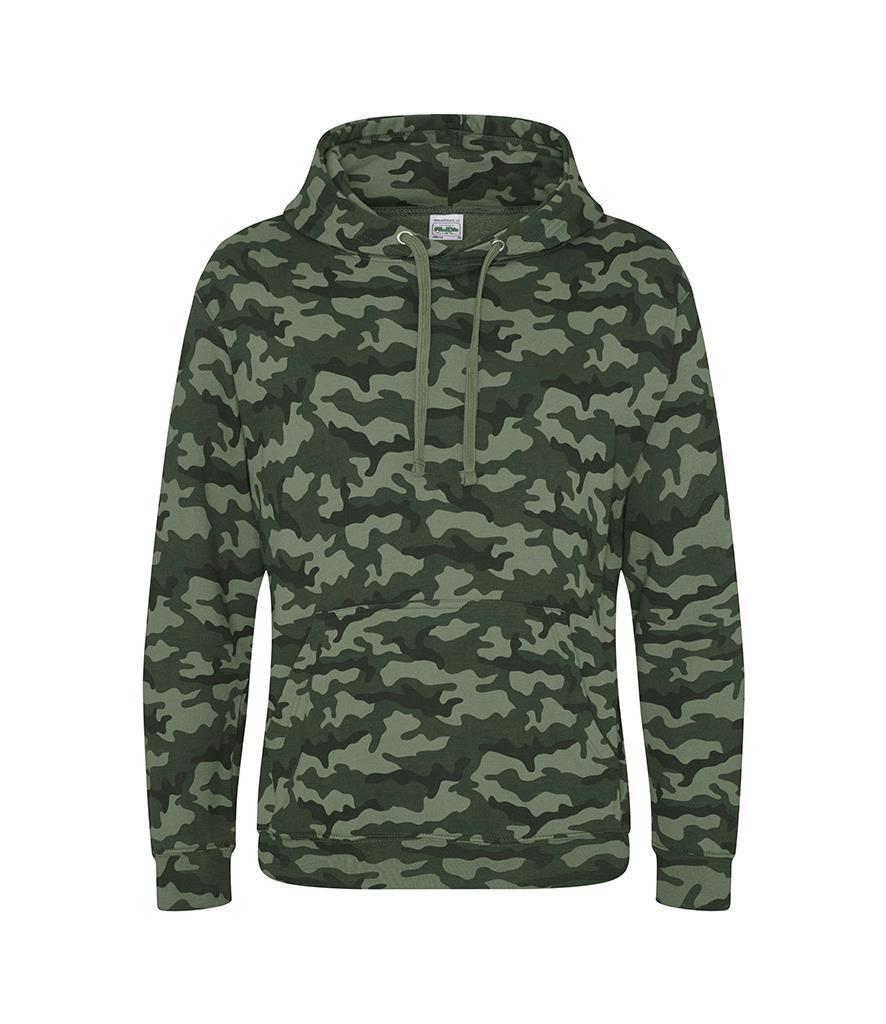 camouflage hooded sweater heren unisex leger groen soldaten groen