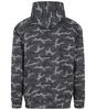 foto 2 camouflage hooded sweater heren unisex zwart