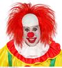 foto 3 Clown pruik met rode haren aan de zijkanten en een kale kop!