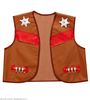 Cowboy vest kinderen bruin