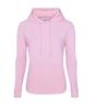 Dames Hoodie Ladies College hooded sweatshirt baby roze
