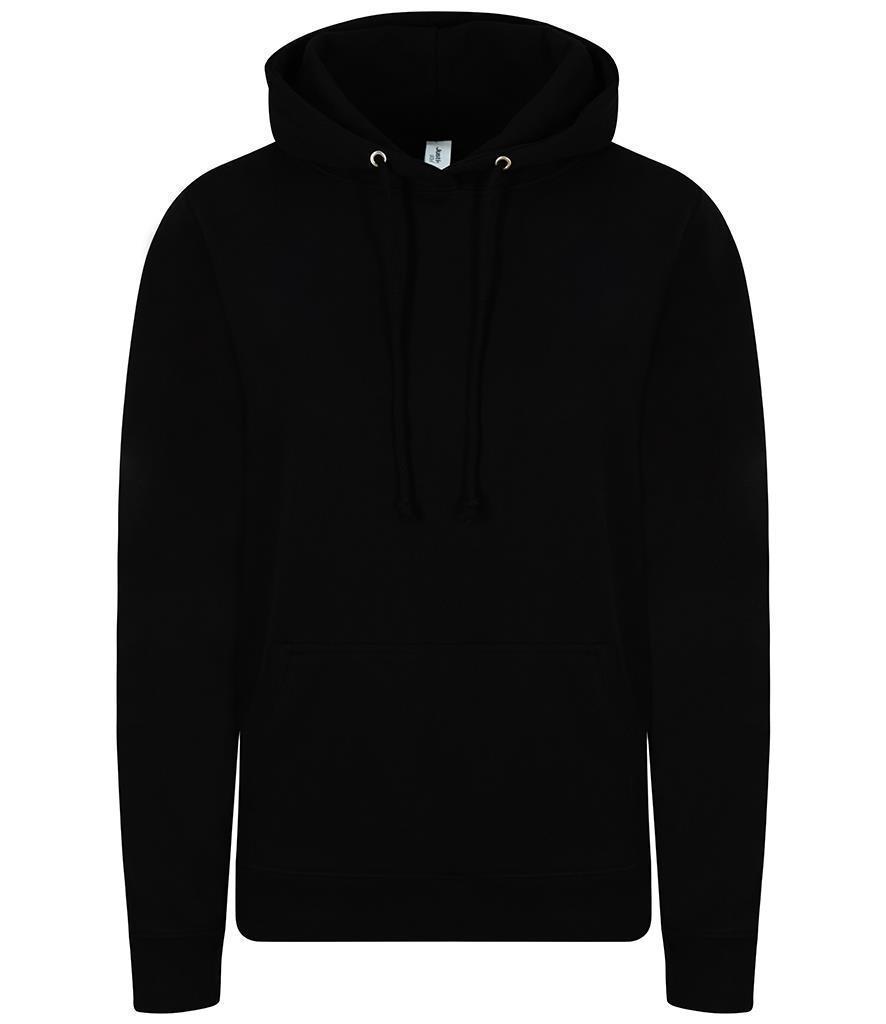 Dames Hoodie Ladies College hooded sweatshirt diep zwart