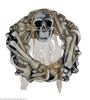 decoratie halloween kroon schedels en botten met spinnen 50cm