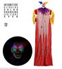 foto 2 decroratie enge clown met knipperende kleurveranderende ledlicht ogen killer clown decoratie