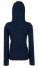 foto 2 Donker blauw Dames sweater Lady-Fit met gevoerde capuchon hooded 