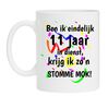 Elf jaar in dienst cadeau voor 11 jaar dienstverband  full colour mok