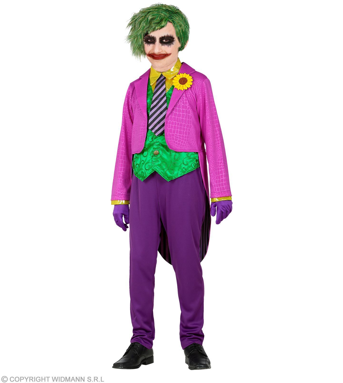 Evil clown jongen kostuum eng horror
