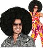 foto 5 Ga terug naar de jaren 70 met deze zwarte afro disco pruik  het ultieme accessoire voor themafeesten disco party's en foute feestjes