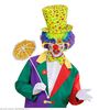 foto 3 Gele hoge hoed clown met clown strik geel volwassen