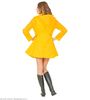 foto 2 gele regenjas Greta kostuum verkleden Carnaval.