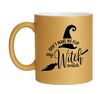 foto 1 Gouden glitter koffie mok don't make me flip my witch switch