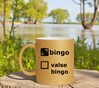 foto 4 Gouden glitter mok bingo prijzen bingo aangevinkt grappige prijs