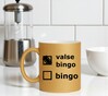 foto 4 Gouden glitter mok  met aangekruist valse bingo