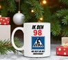 foto 4 Grappige beker full colour ik ben 98 wie helpt me oversteken? voor thee of koffie
