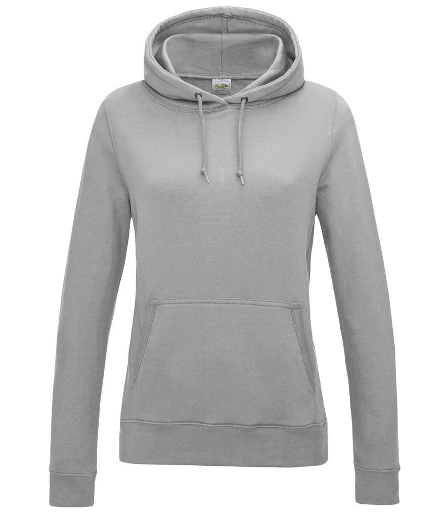 Grijze Dames Hoodie Ladies College hooded sweatshirt gijs