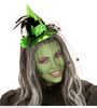 foto 2 Groene mini heksenhoed groen