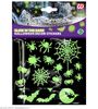 foto 4 halloween decoratie stickers glow in the dark