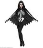 foto 2 Halloween skelet poncho voor volwassenen