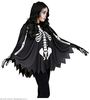 foto 4 Halloween skelet poncho voor volwassenen