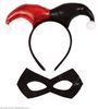 foto 4 Harlekijn set diadeem en oogmasker