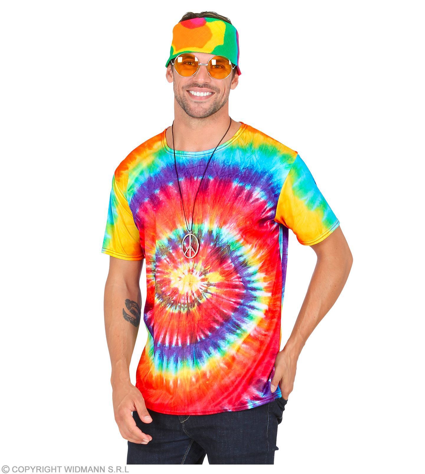 Hippie Shirt Tie Dye Heren