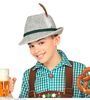 foto 2 Hoed Oktoberfest kind Beierse Fedora hoed Met bruine veer