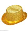 foto 1 hoge hoed lurex, goud glitter