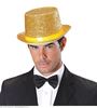 foto 2 hoge hoed lurex, goud glitter