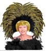 hoofdbedekking met veren, Brazil hoofdtooi showgirl goud luxe