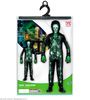 foto 2 jumpsuit giftig groen skelet voor kinderen