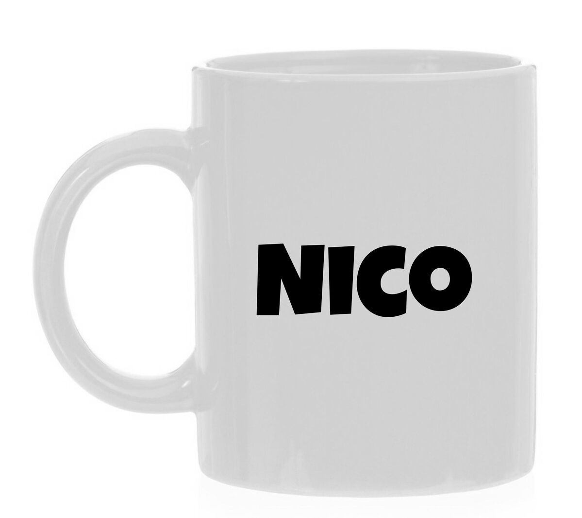 Koffiemok met de naam Nico jongensnaam