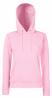 Licht roze Dames sweater Lady-Fit met gevoerde capuchon hooded roze