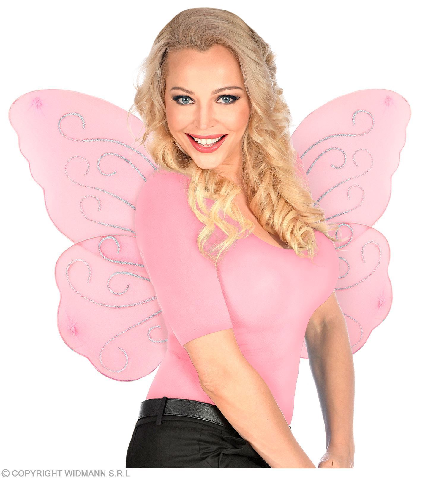 Licht roze vlinder vleugels, lichtroze vlindervleugels roze