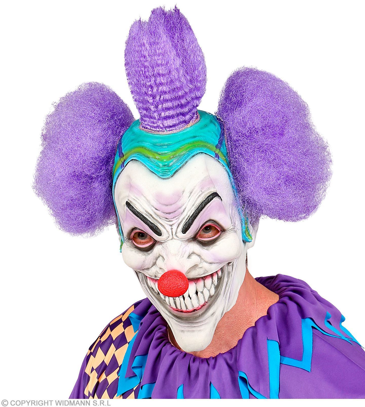 masker horror clown met haar eng Killer clown masker