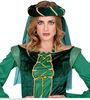 foto 2 Middeleeuwse hoofdbedekking met sluier, groen