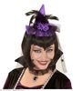 foto 2 mini heksenhoed paars