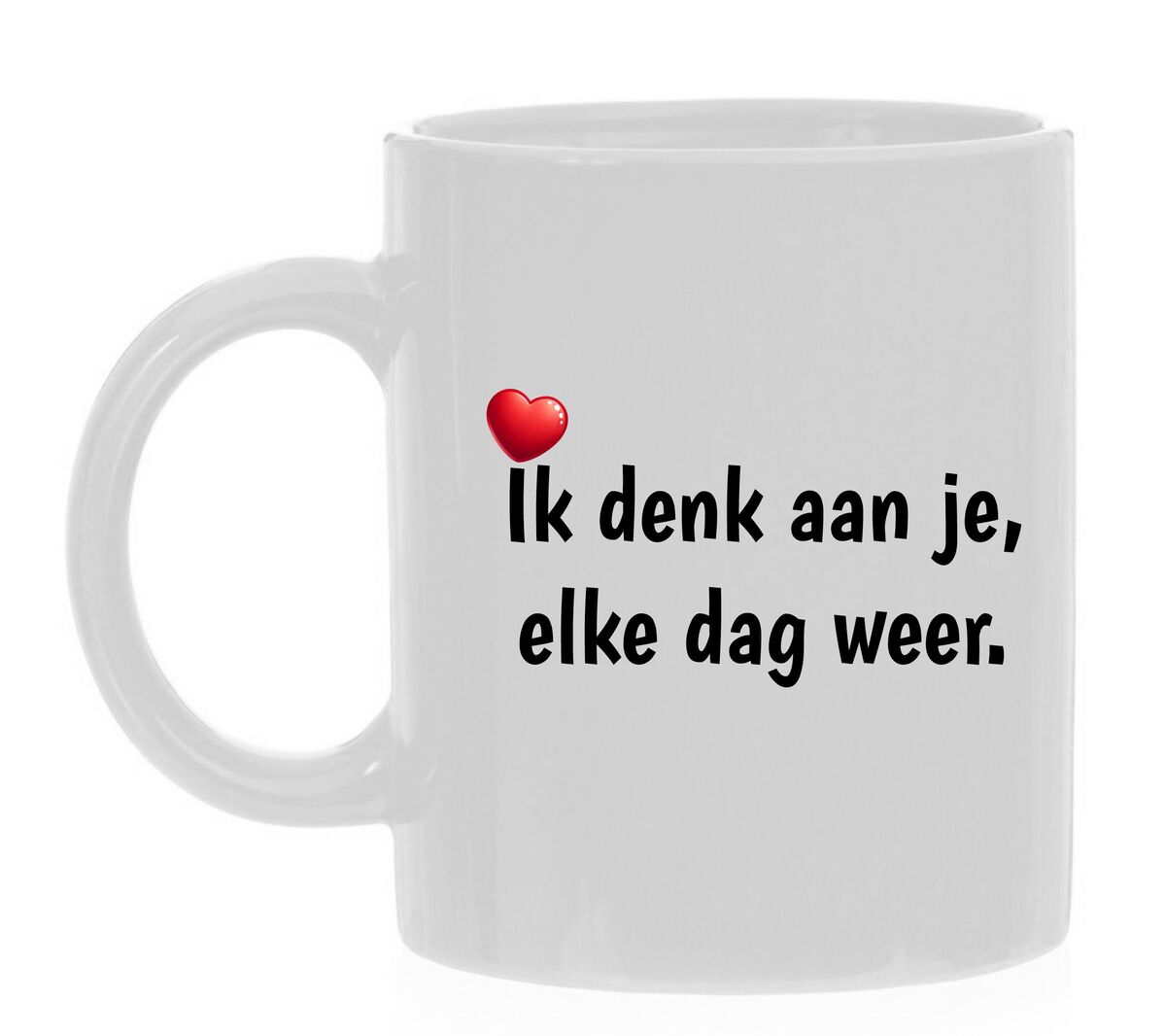 Mok Ik denk aan je, elke dag weer missen gemis eenzaam valentijn liefde