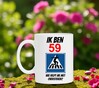 foto 3 Mok met leuke tekst en print orgineel 59 jaar humor man 