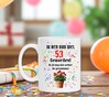 foto 3 Mok met tekst niet achter de geraniums leuk feestelijk cadeau leeftijd 53 jaar verjaardag