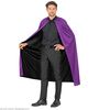 foto 4 Omkeerbare cape vampier 130cm, zwart paars Halloween