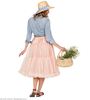 foto 2 oud roze tulle rok met petticoat dames