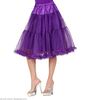 Paarse tulle rok met petticoat dames
