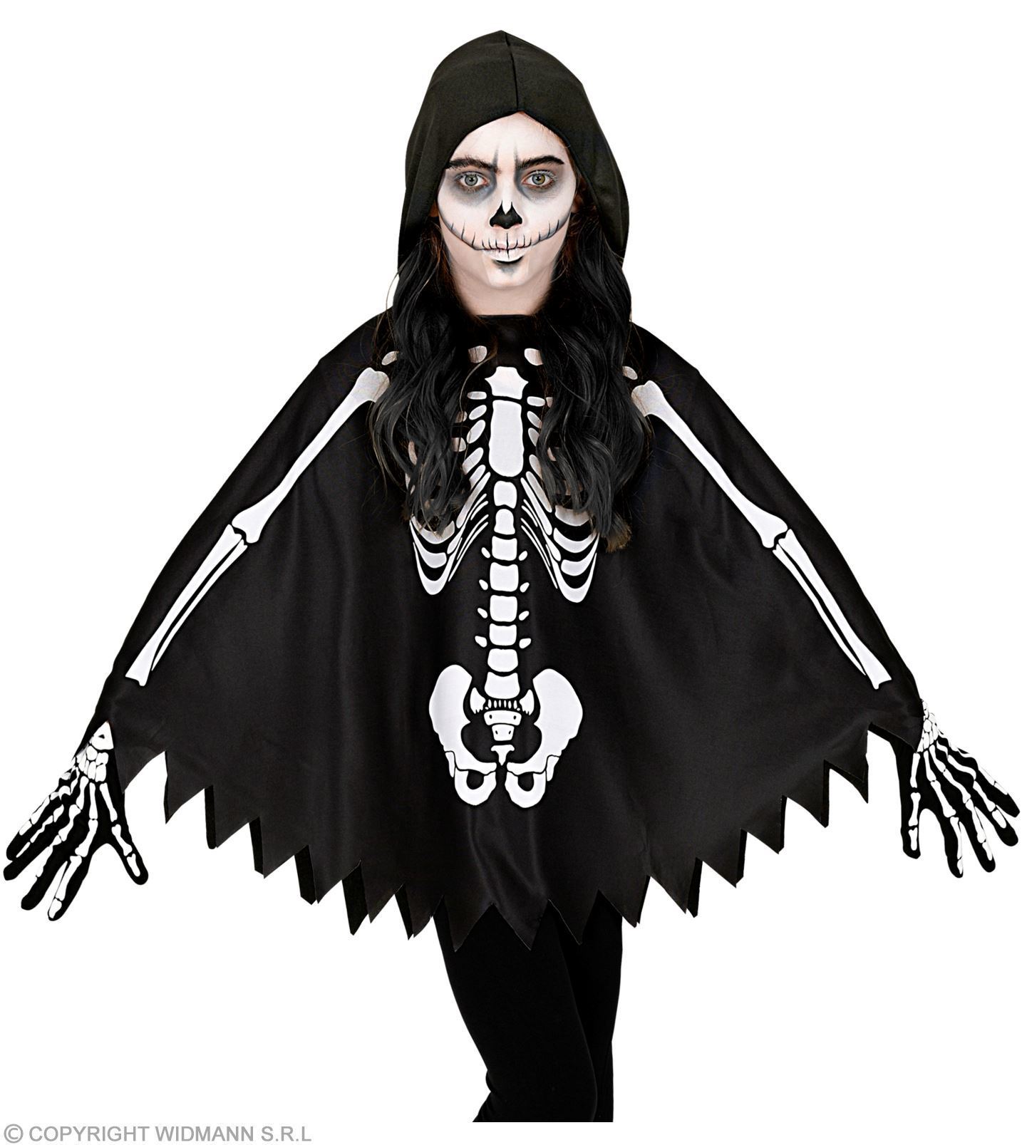 Poncho skelet kind