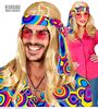 foto 4 pruik, 70's disco met hoofdband blond